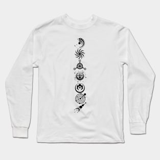 CROP CIRCLES Long Sleeve T-Shirt